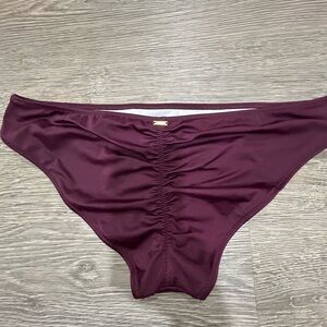 PINK By Victoria Secret Bikini Bottom Black Orchid Size Medium